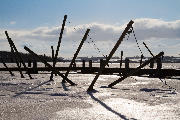 Hulter til bulter - Fortøjningspæle i en isvinter