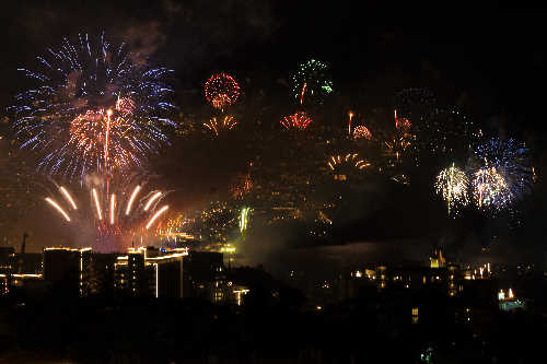 Funchal, Madeira  celebrates New year