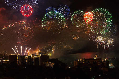 Funchal, Madeira  celebrates New year