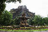 Ross Fountain og Edinburgh Castle